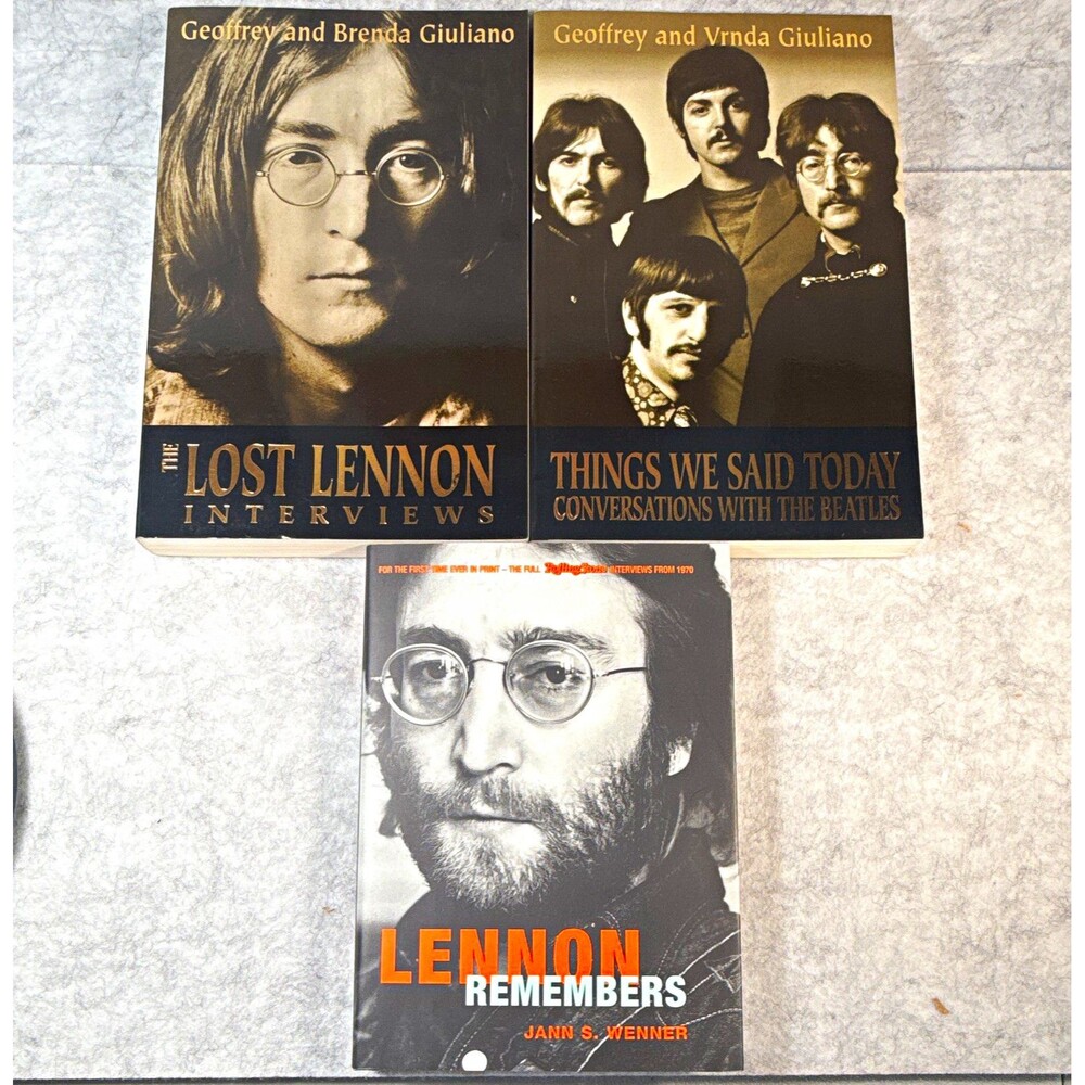Beatles Book Lot 2 PB Books By Giuliano 1 HB by Jann Wenner ￼